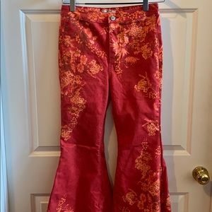 Women flare leg pants